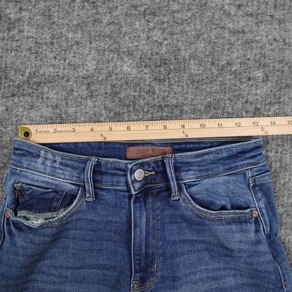 Judy Blue Jeans Womens‎ 3/26 Blue Denim JB82624DK Boyfriend Fit Stretch - Picture 9 of 10